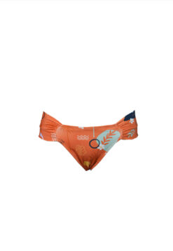 biquíni calcinha borboleta estampado laranja, biquini para surfar sicrupt Beachwear